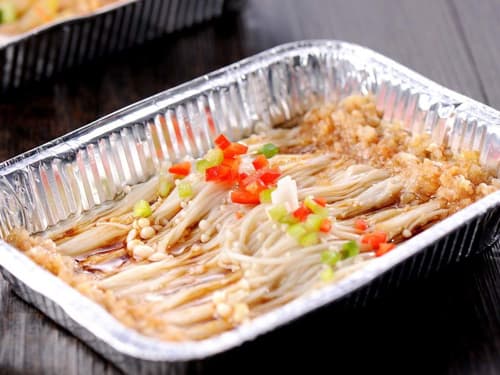 沈丘锡纸烤金针菇